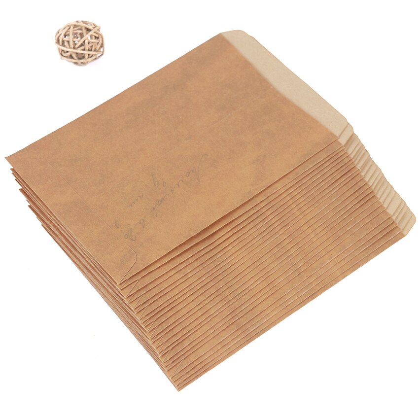 Sobre de papel Kraft clásico, 10 Uds., sobres de decoración DIY para Scrapbooking, suministros de oficina y escuela