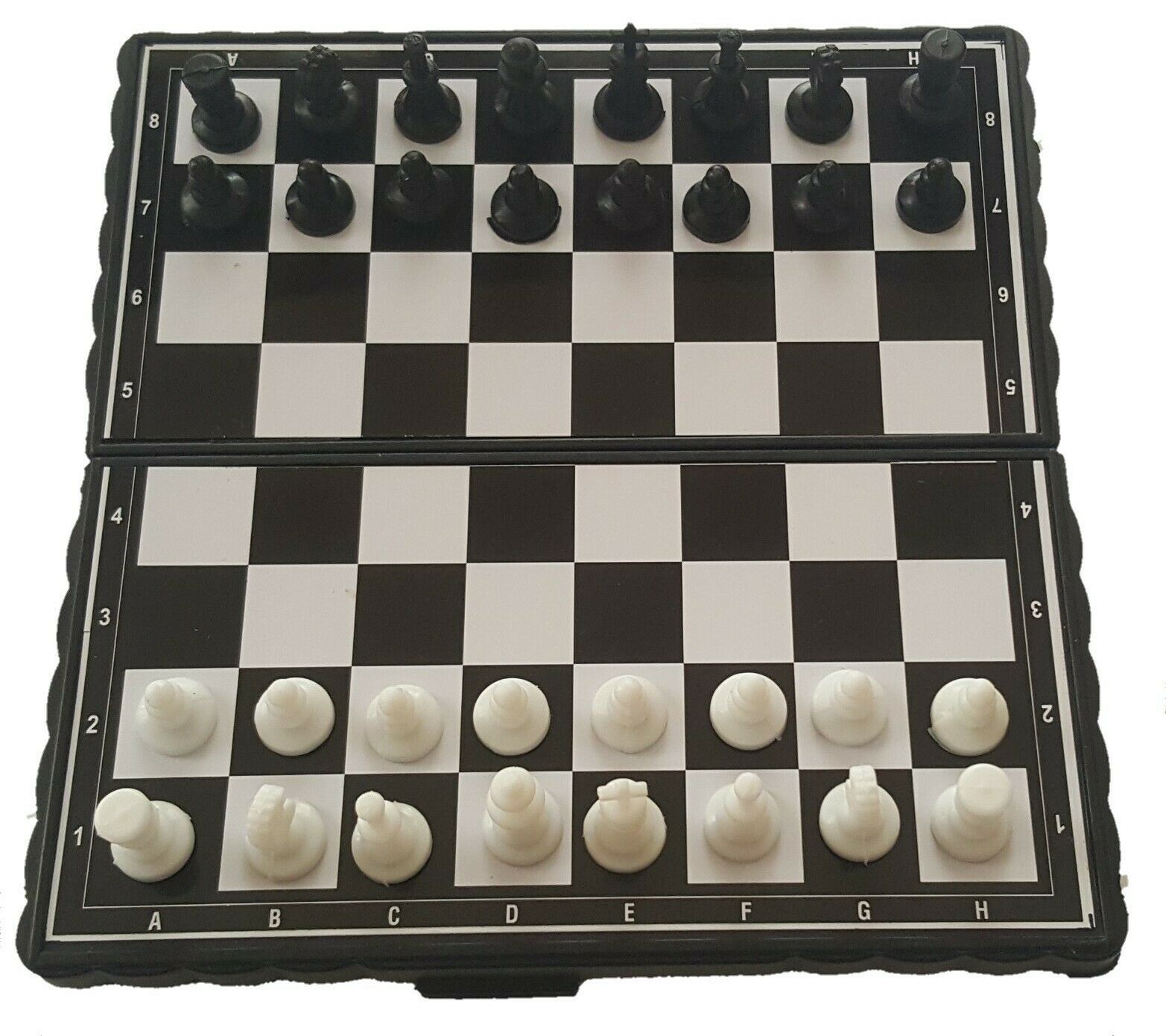 Travel Folding Magnetism Can Play Pocket Plastic Chess Magnetic Chess Set Mini Portable Folding Chess Board For Kid 32 Pieces