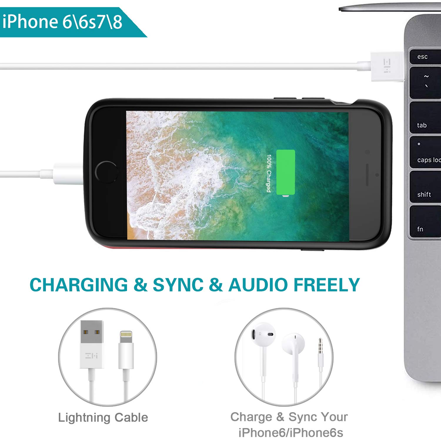 5000 mAh For iPhone X XS MAX XR Battery Charger Case Wireless charging Smart Power Bank For iPhone XS XR XS MAX Battery Case