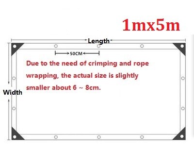 Newly Thicken 0.3mm Clear Transparency Waterproof Tarpaulin Outdoor Garden Truck Highly PVC Rainproof Tarp Cloth Curtain: 0.3mm 1mx5m