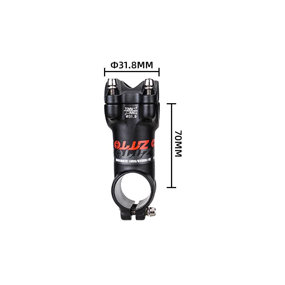 Bicycle Stem Riser ±7° Mountain Road Bike MTB Ultralight Aluminum Alloy Stem 31.8mm Handlebar Stems 60- 120mm Bike Parts: 70MM