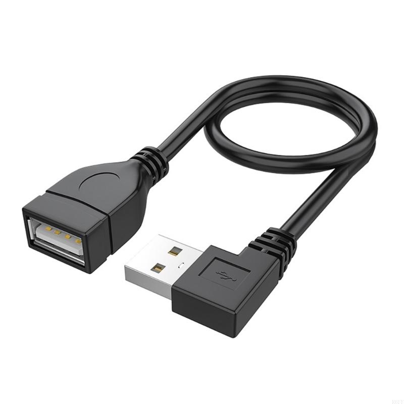 R6ff usb 2.0 hane hona förlängningssladd höger/vänster/uppåt- och nedåtkontakter (alternativ): Vit / Bunt 1