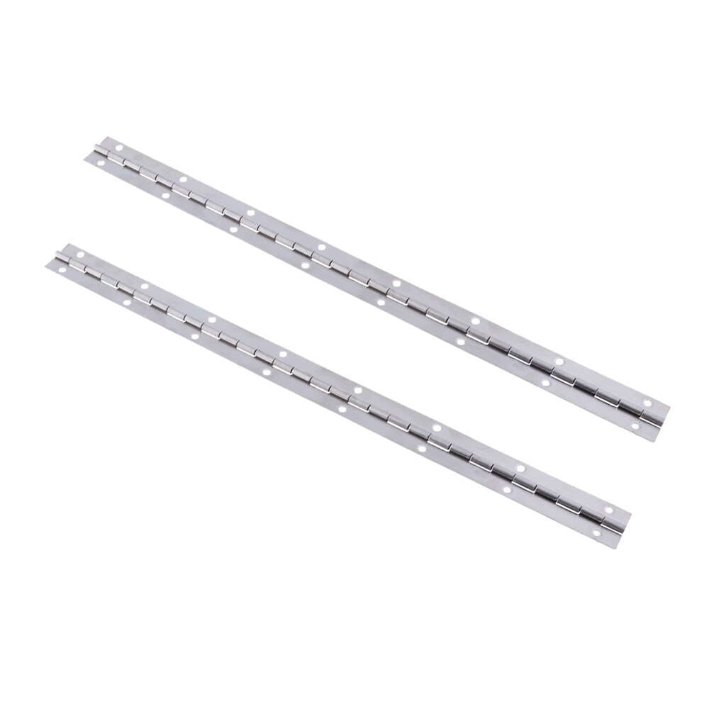 Bisagra de Piano continua de acero inoxidable 304, accesorio de alta resistencia para barcos Mairne de 15 pulgadas de largo, 2 uds.