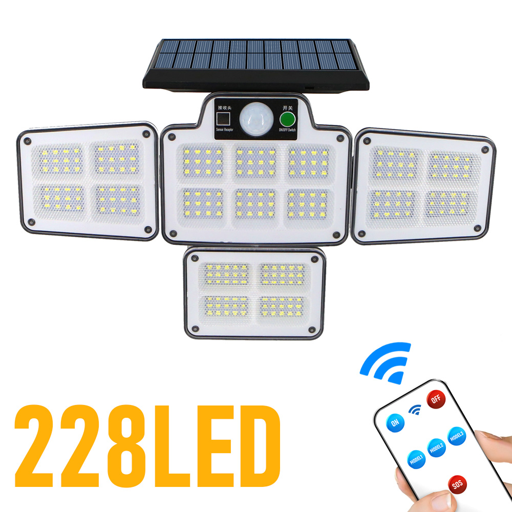 Solar Garden Lighting - RGB Colors - 4 LED Spots - Garden Spotlight Solar Garden Lighting - RGB Colors - 4 LED Spots - Garden Spotlight