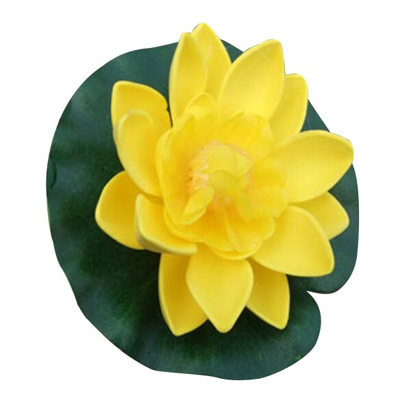 Wedding Decoration Artificial Flowers Floating Lotus Ornament for Aquarium Fish Tank Pond Water Lotus Home Swim Pool Decor: A7