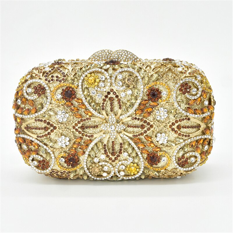 Dames Bridal Clutch Kronkelende Kleur Schoudertas Dames Shiny Avond Clutch: as pictures 2