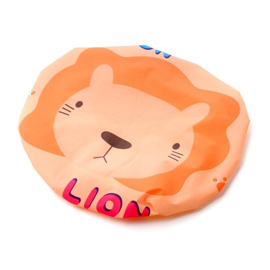 Waterproof Bathing Cap Female Cartoon Shower Cap Bath Head Cover hair Shower Caps Women: B
