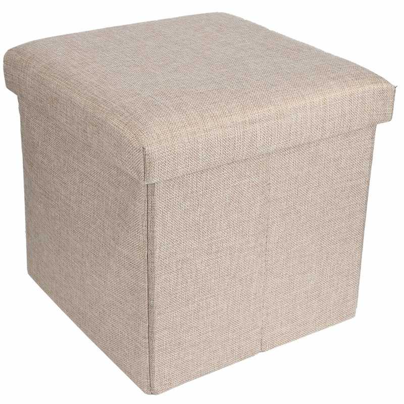 acrylic organizer Storage Box Multifunction Foldable Storage Stool Foot Rest Stool Storage Box Bench Space Saving for Home