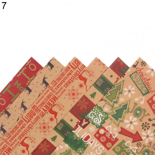 Lightweight Great Single-sided Pattern Packing Paper Paper Christmas Wrapping Paper Attractive for Home: 7
