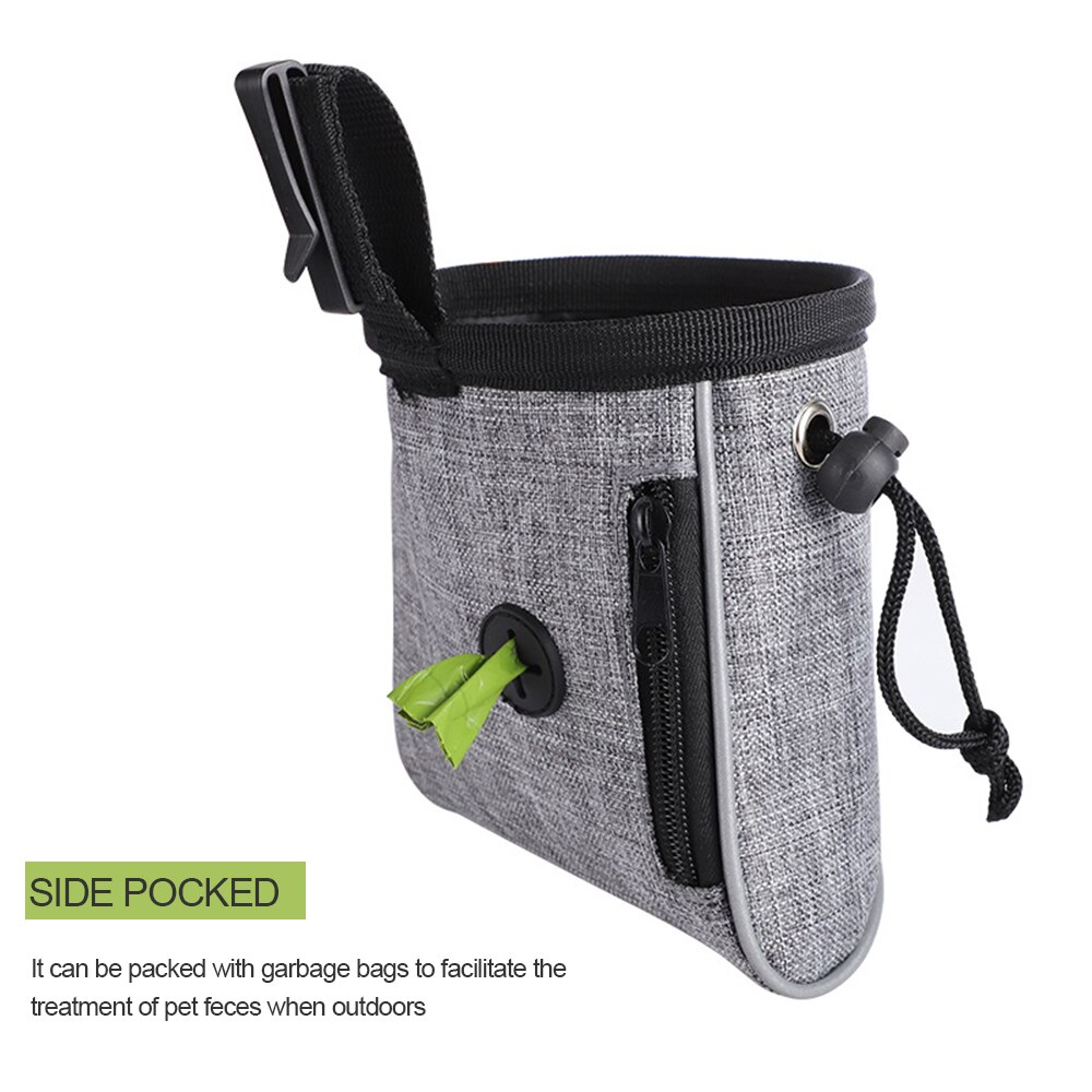 Hondentraining snoepzak voor buiten, hondensnoepjeszak, heuptas, stoffen tas voor honden en puppy's, benodigdheden  #2