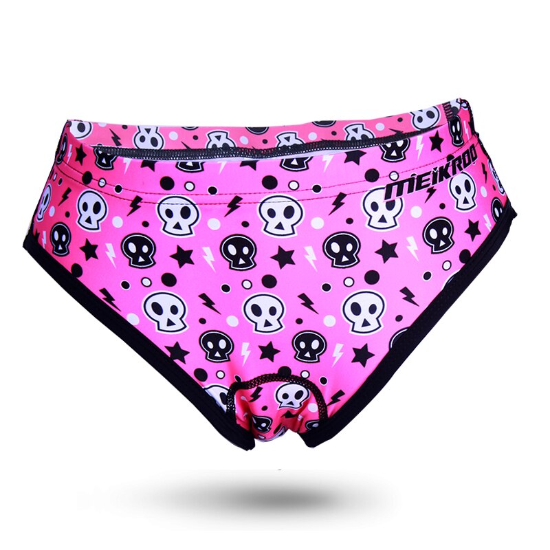 Meikroo 3D Druck Sport Unterhose Radfahren Unterwäsche Slip Mit Silikon Einlegesohle kühlen frauen Fahrrad Fahrrad Dreieck kurze Hose