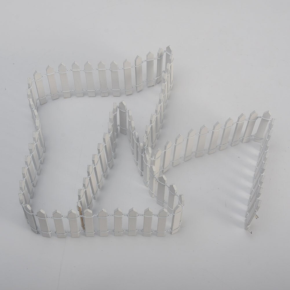 Garden Decoration Miniature Craft Mini Fence Succulent Plants Wooden Barrier Paling DIY Branch Potted Small Hand-painted