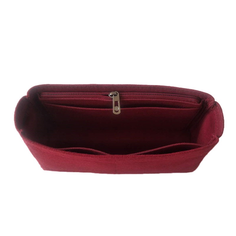 Fits For Pochette Passy Flap Felt Cloth Insert Bag Organizer Makeup Handbag Organizer Travel Inner Purse Portable Cosmetic Bags