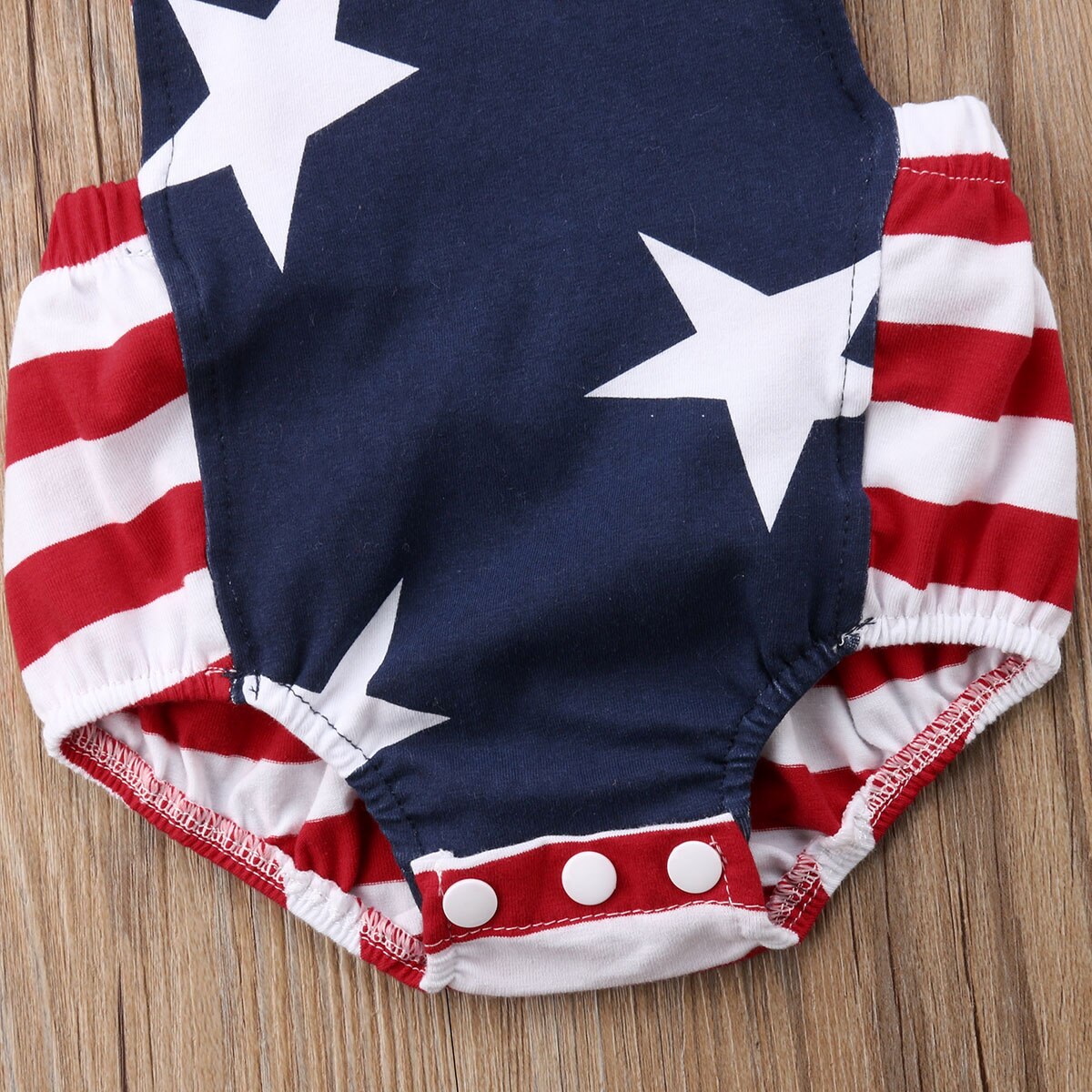 Gloednieuwe Fouth juli Baby Jongen Meisje Pasgeboren Peuter Baby Romper Outfits Jumpsuit Sterren Gestreepte Vlag Kleren Sunsuit