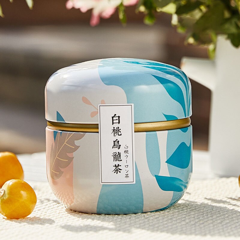 Mini Tea Caddy Tea box,Coffee Tins Food Storage Container Storage Box for Tea Coffee Herb Candy Chocolate Sugar Spices: Style 1