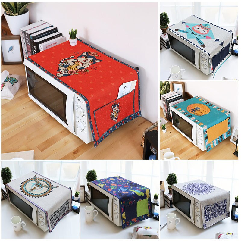 Microwave Oven Cover Fabric Dust Cover Oven Cover Towel microwave cover kitchen aid mixer