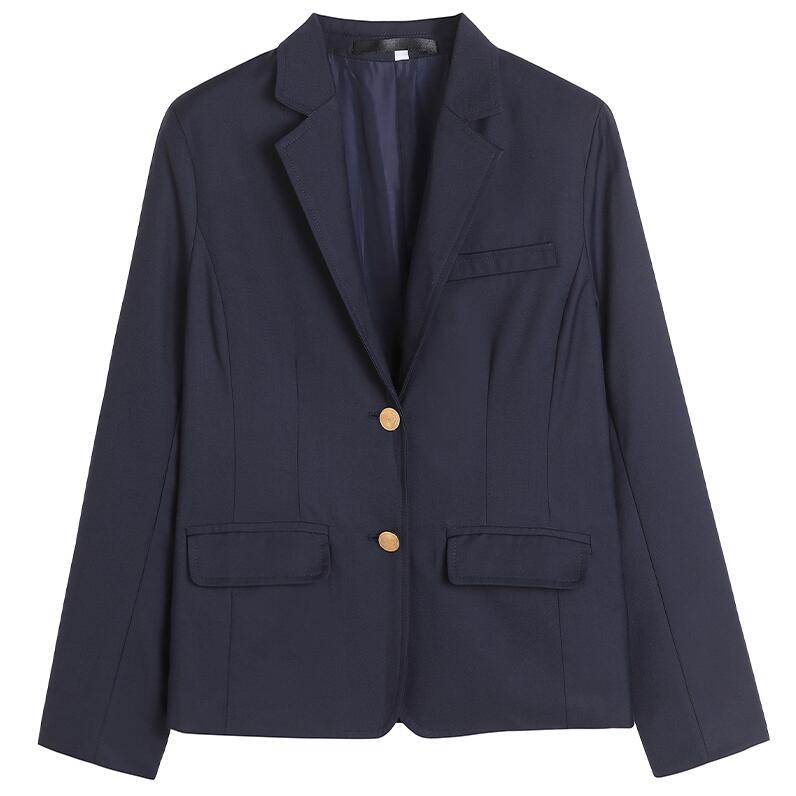 Uniformes escolares para estudiantes, ropa de marinero azul marino para niña y mujer, chaqueta japonesa, trajes de estilo británico para estudiantes, abrigo de uniforme JK, novedad: 5 XL