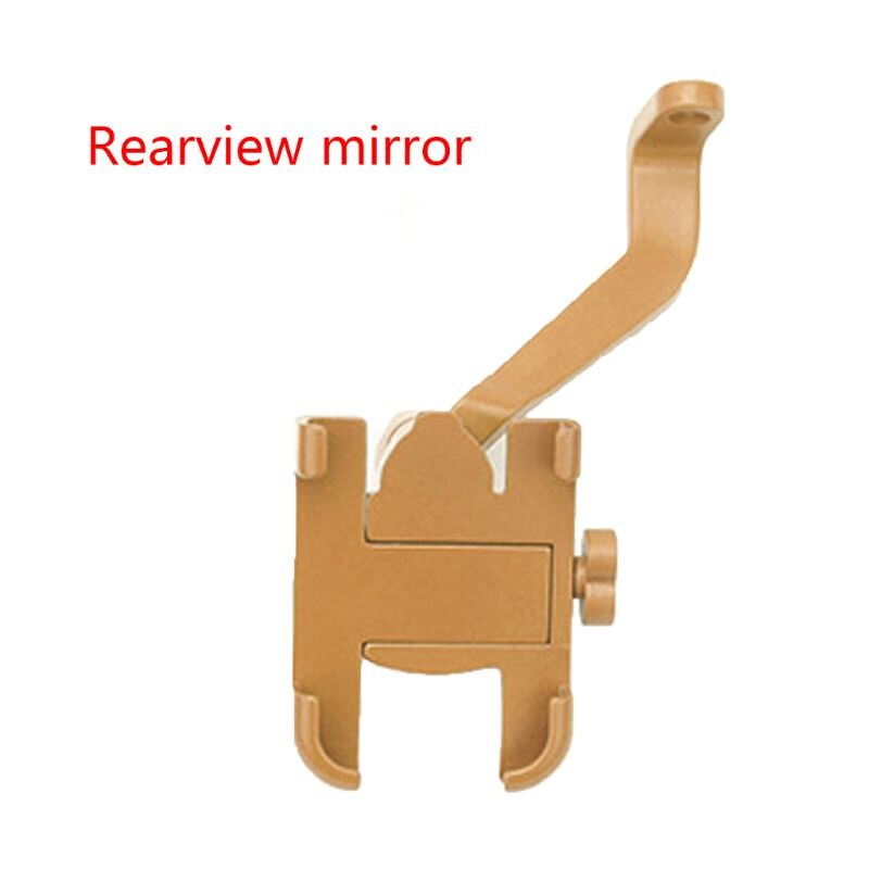Aluminum Alloy Mobile Phone Holder Bracket Mount for Motorcycle Mountain Bicycle for Cellphones: Gold A