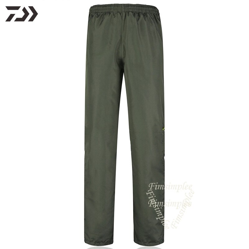 Waterproof Pant Daiwa Windproof Thermal Outdoor Fishing Pants Unisex Solid Running Hicking Quick Dry Spring Fishing Clothes Men