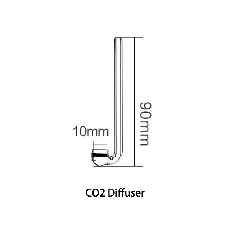 VIV zbiornik akwarium ADA jakość CO2 System dyfuzora licznik babelków dla zbiornik na rośliny: 300-23