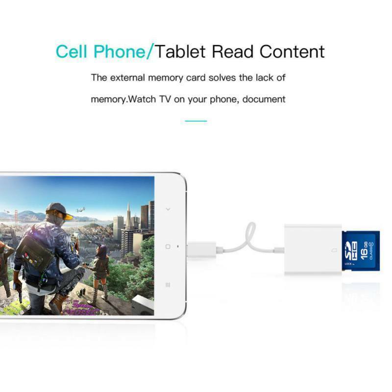 Usb 3.1 Type C Naar Sd-kaart Camera Reader Otg Adapter Kabel Voor Ipad Pro Telefoon Samsung Huawei