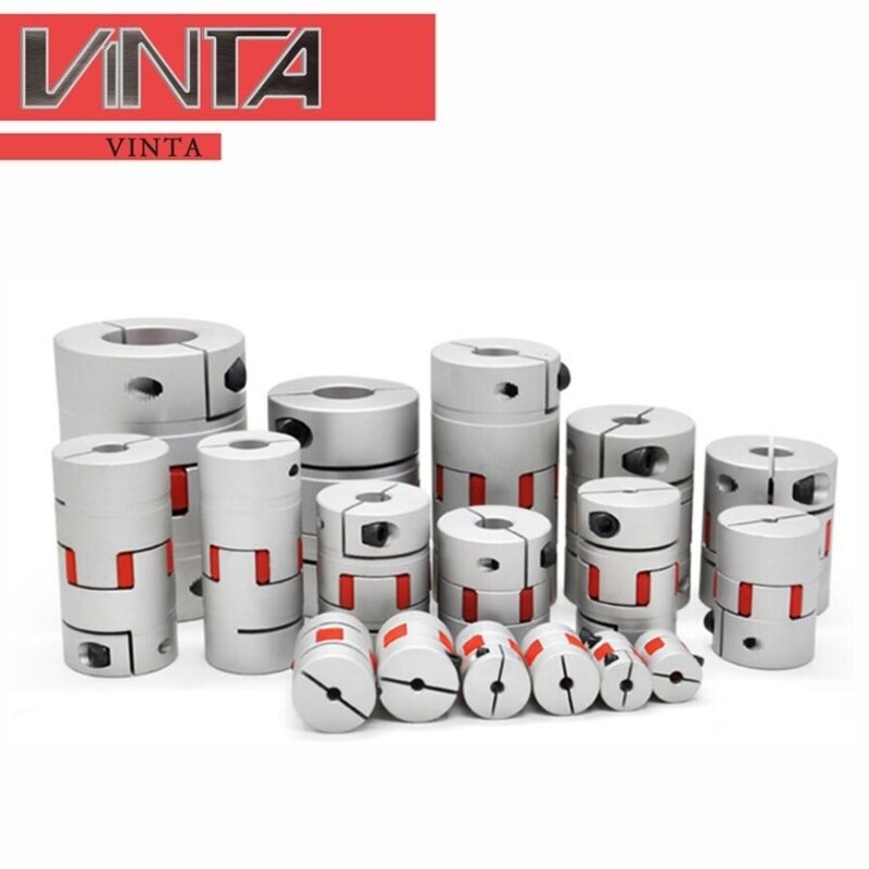 1pcs shaft coupling couple casal motor shaft adapter cardan coupler Flexible Spider plum CNC Motor Jaw 3/4/5/6/6.35/7/8/10mm LM-