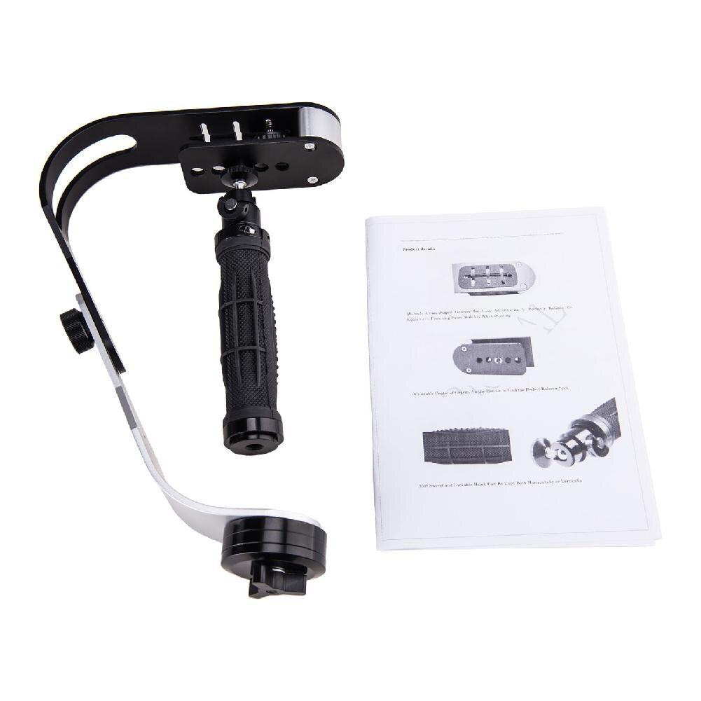 På lager håndholdt kamera stabilisator video steadicam gimbal til dslr gopro sony cannon smartphone bærbar stativholder