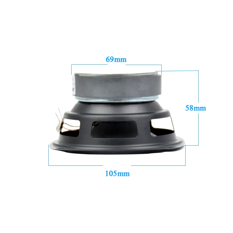 AIYIMA 1Pcs 4Inch Draagbare Audio Speaker 4Ohm 30W Glasvezel Woofer Speaker Vochtige Outdoor Audio Luidsprekers Voor Home theater