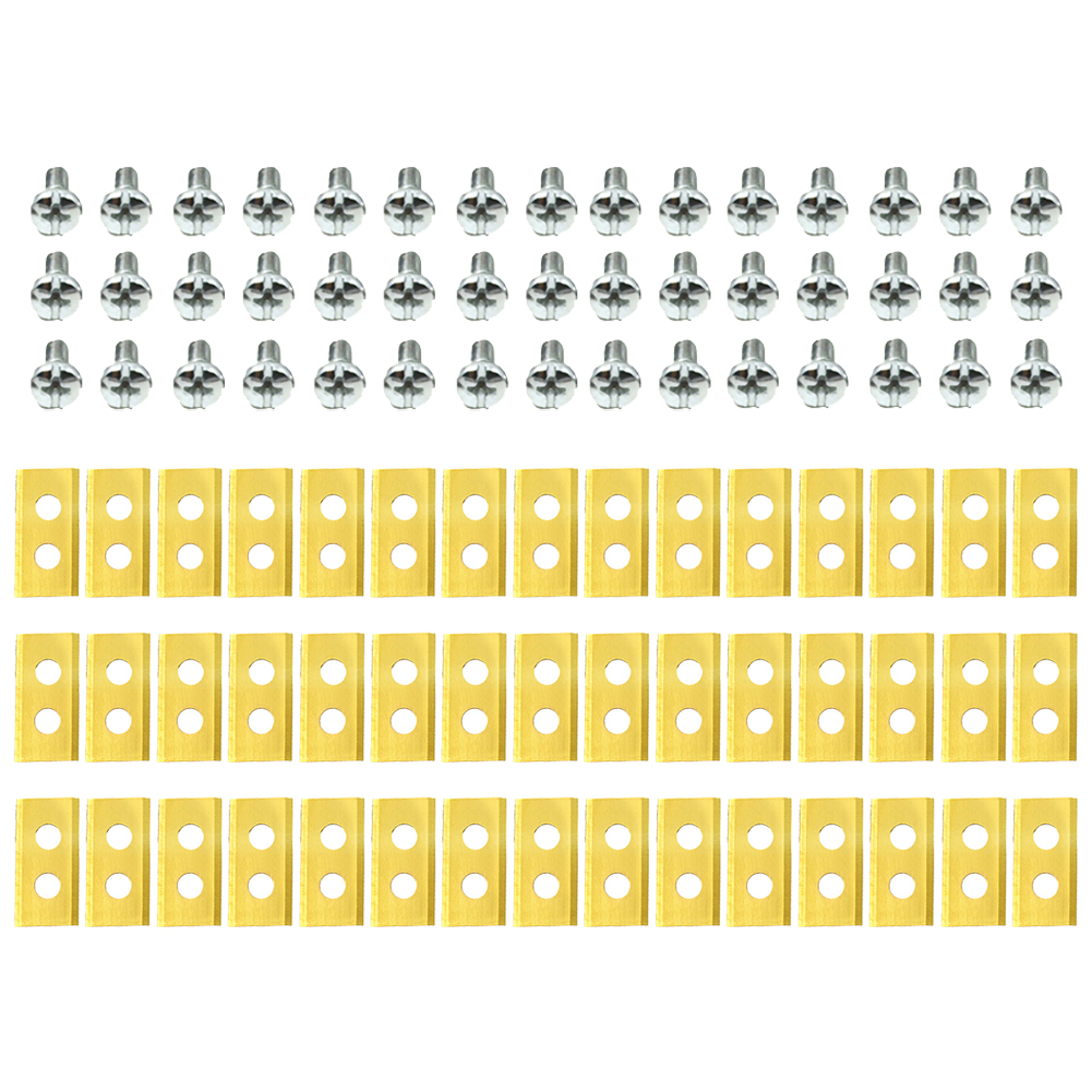 30/45PCS Lawn Robot Blade Stainless Steel Lawn Mover Replacement Blade for Worx Landoid Lanmower Automatic Moving Machine Blade: green