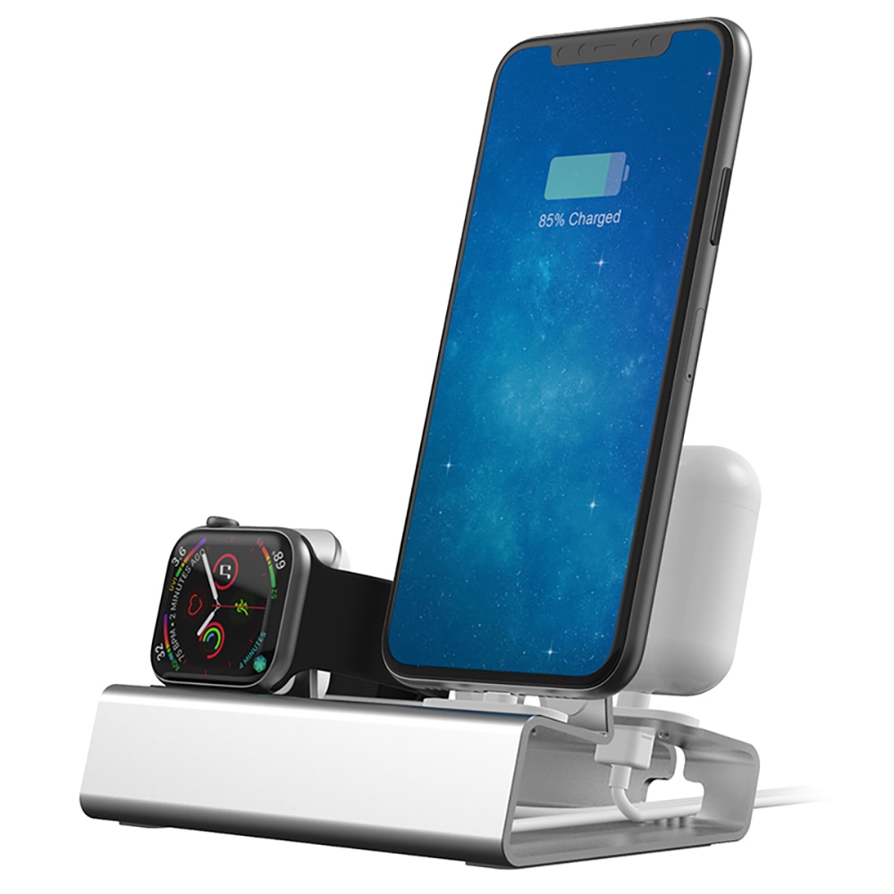 Charger Base Dock-Station Charging Dock Voor Apple Horloge Voor Iphone Voor Airpods Verstelbare Stand Houder Dock Station