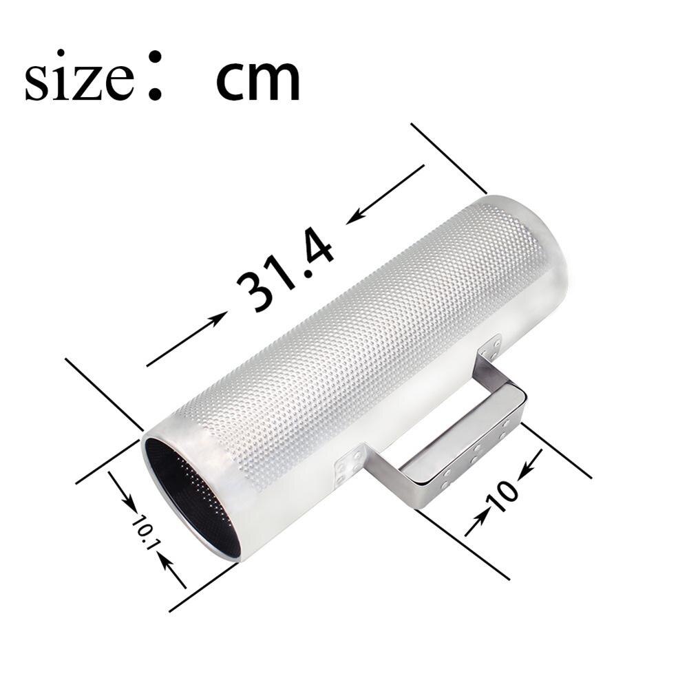 Stainless Steel Guiro Instrument with Scraper Latin Percussion Musical Tool Musical Instrument for Beginner Student Training