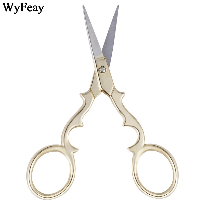 Tijeras de punto de cruz Retro clásicas Vintage, tijeras de bordado de costura fina antigua, tijeras de sastre, artesanía, tela para el hogar