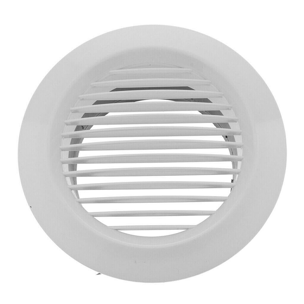 1 stk 75/100/125/150/200mm diameter abs lufteventilasjonsgitter sirkulær innendørs ventilasjon utløpsrør rør deksel hette husventiler
