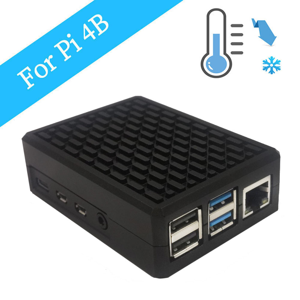 Raspberry Pi 4 Aluminium Case Met Cooling Kolom Passieve Koeling Case Voor Raspberry Pi 4 Model B