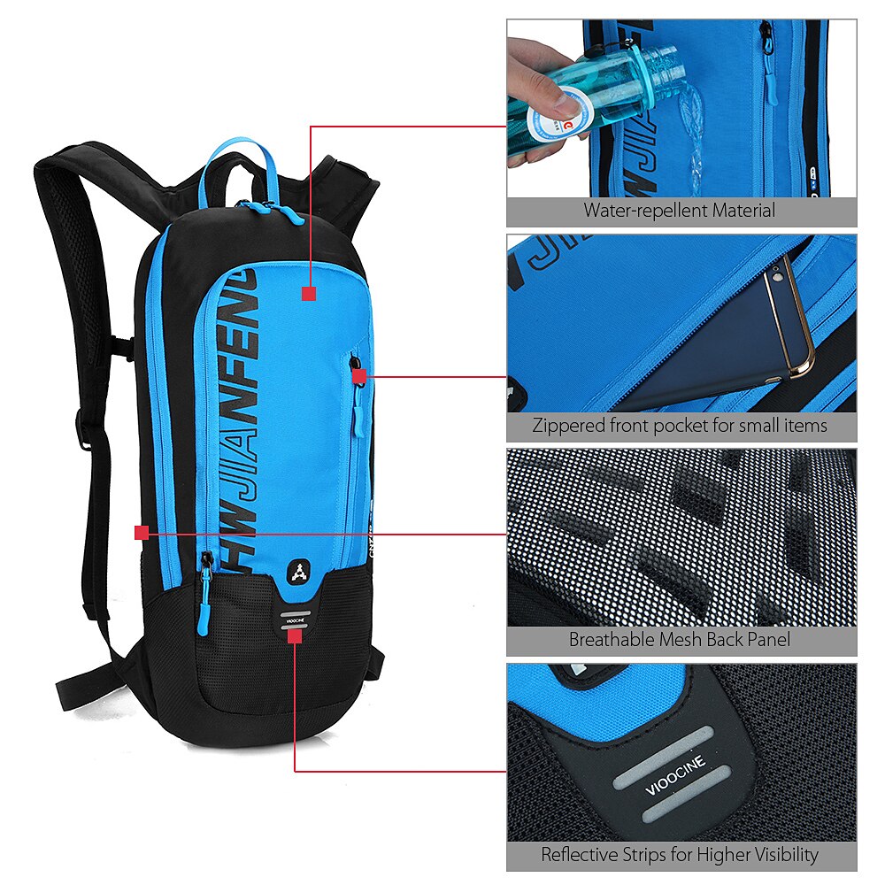 8L Waterdichte Fietsen Rugzak Mannen Vrouwen Mtb Fiets Water Rugzak Regendicht Fiets Running Wandelen Camping Rugzak