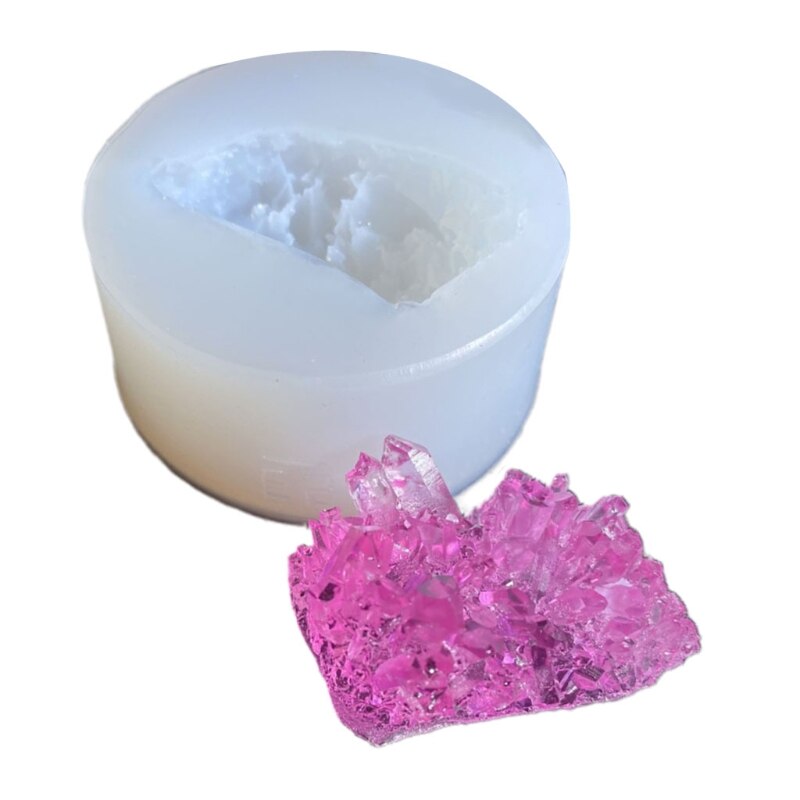 Simulation Original Stone Crystal Cluster Epoxy Resin Mold Silicone Mould DIY Crafts Jewelry Pendant Making Tools