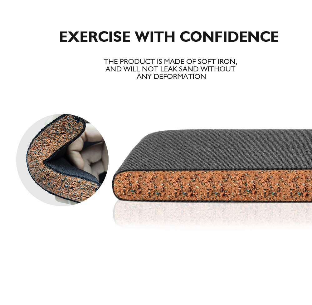 1PCS Ankle/Wrist Weights, Durable Arm Leg Weights with Adjustable Strap Bukle Gym Newest Material Thigh Leg Weight Lifting