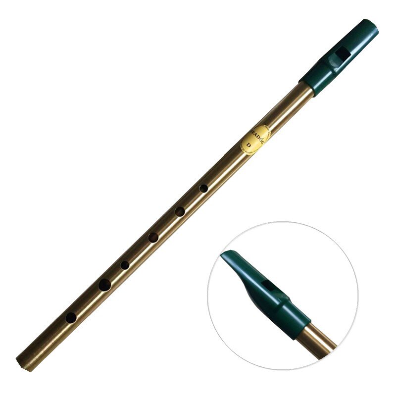 Laiton irlandais sifflet flûte clarinette étain clarinette métal flûte Instrument de musique débutant essentiel robuste