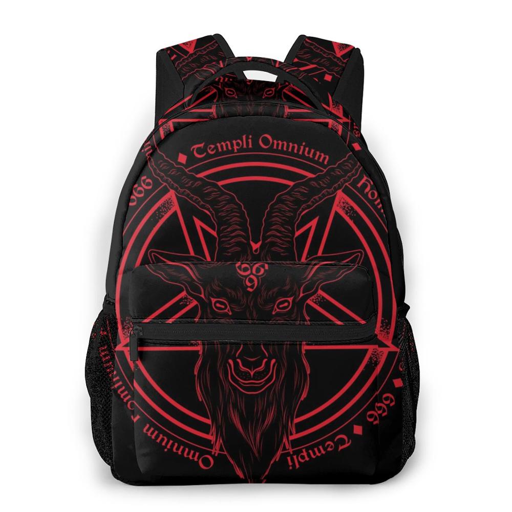 Backpack Casual Travel Bag Pentagram Print School Bag Shoulder Bag For Man Woman Bagpack: colour2