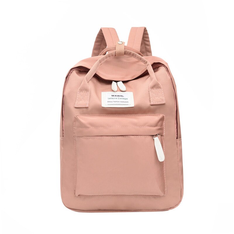 Chuwanglin kvinder rygsæk skoletaske til piger skuldertaske kvindelig taske laptop rygsække rygsæk bolsas mochila  y52702: Lyserød