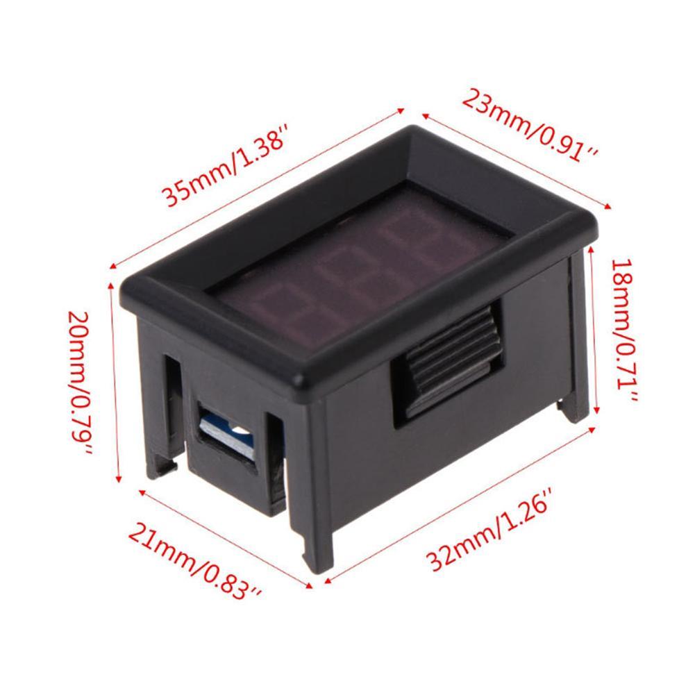 Dc 2-Draad 4.5-30V Mini Digital Display Led Voltmeter Volt Voltage Panel Voltage Meter