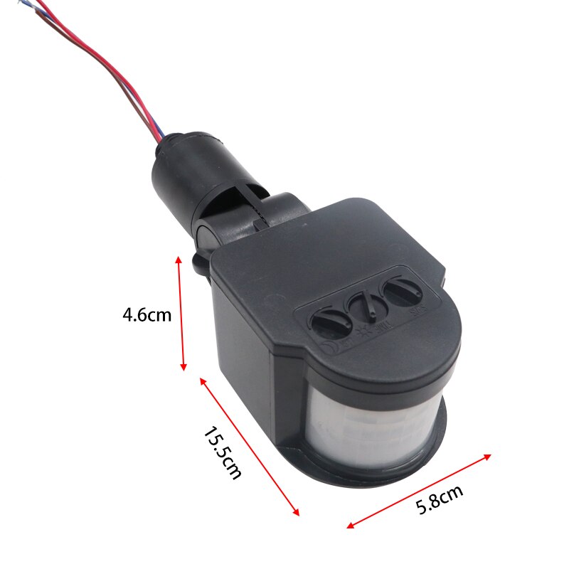 Outdoor Indoor Home Motion Sensor Light Switch 5W-100W AC 220V Automatic IR motion Sensor Switch With LED Light