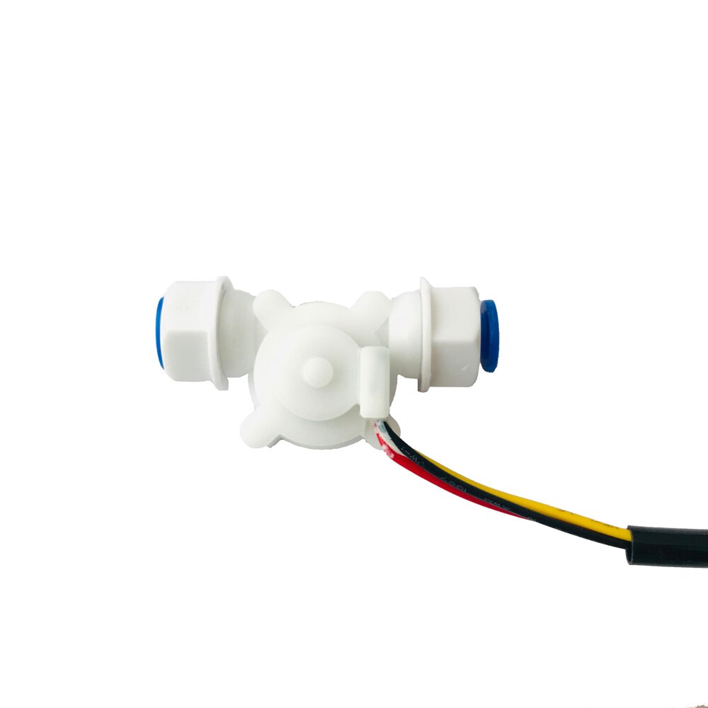 US211M Flow Meter Display with USN-HS06PE Hall Flow Sensor Measurement 0.3-3L/min Range for 4-6mm PE pipe iSentrol Saier