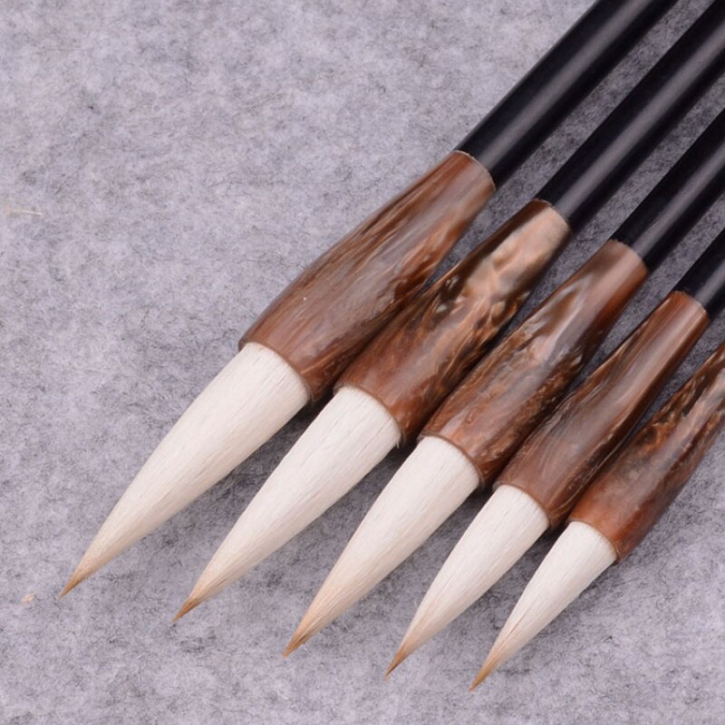 Chinese Calligraphy Writing Brush Pen Set Medium Regular Script Calligraphie Brushes Tinta China Watercolor Painting Calligraphy