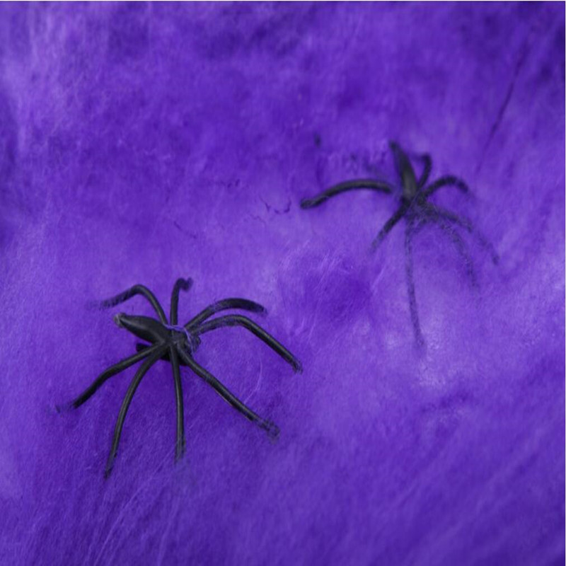 Horrible Scary Spider Web Spinneweb Bar Spookhuis Scene Props Geregeld Decor Halloween Party Decoratie Diy: Purple
