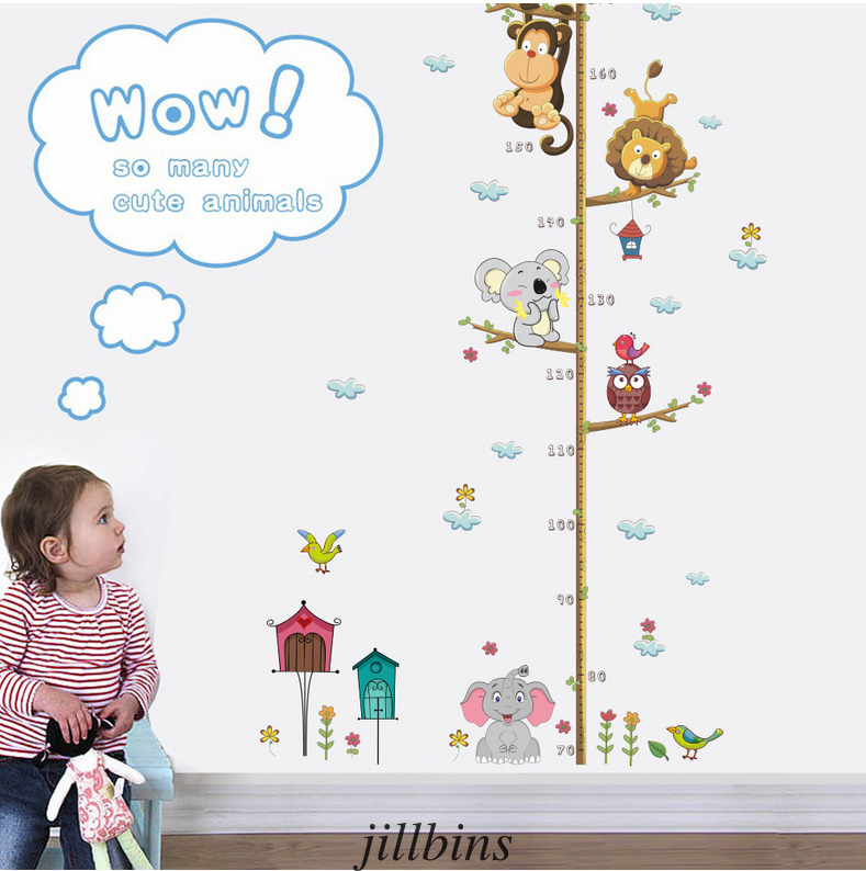 Houten Kids Groei Hoogte Grafiek Heerser Kinderen Room Decor Muur Opknoping Meet Kinderen Hoogte Maatregel Muur Sticker