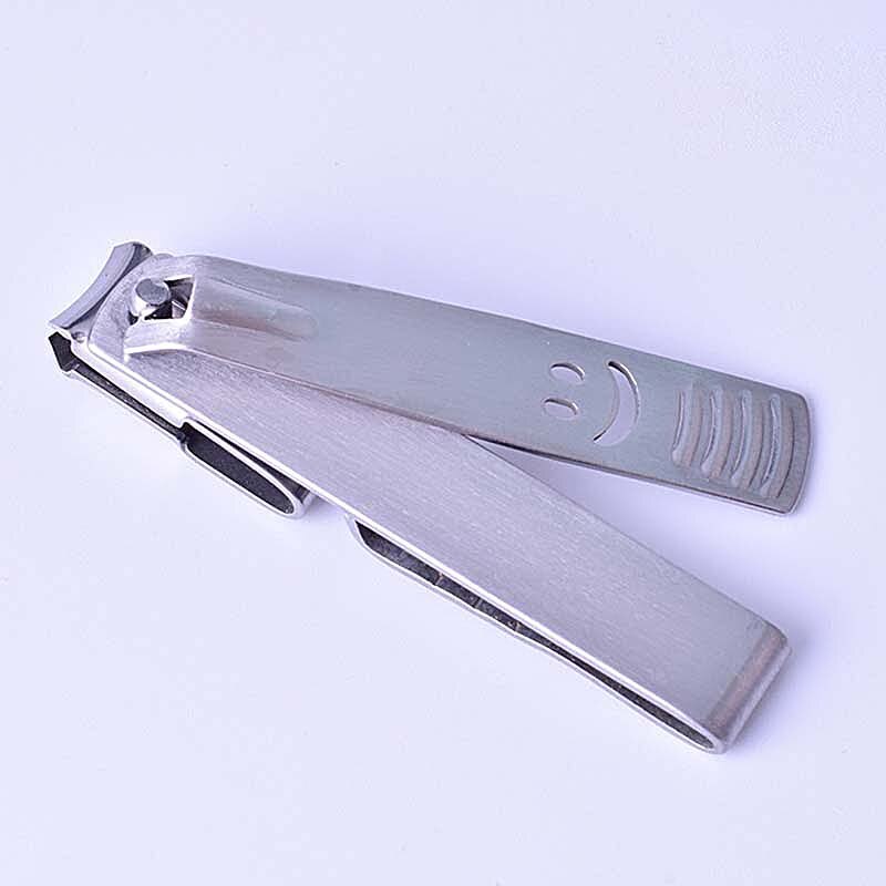 1PC Nail Clippers Stainless Steel Nail Cutter Clippers Manicure Beauty Tool Nail Cutter Pedicure Finger Toe Scissors NT96: large