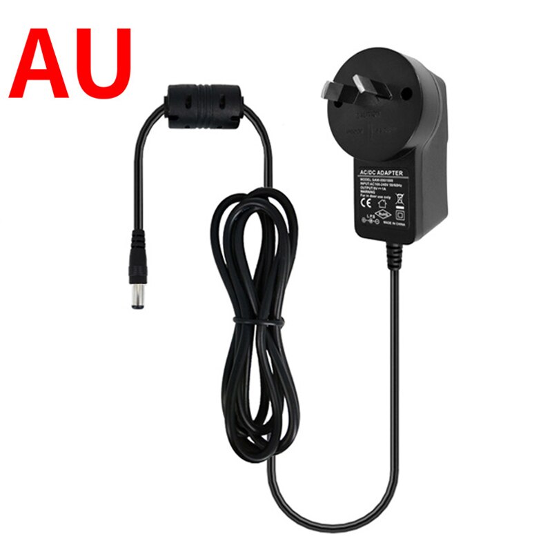 Guitar Effect Pedal Power Supply Adapter 9V DC 1A 5 Way Cables Daisy Chain: AU9V1A no cable
