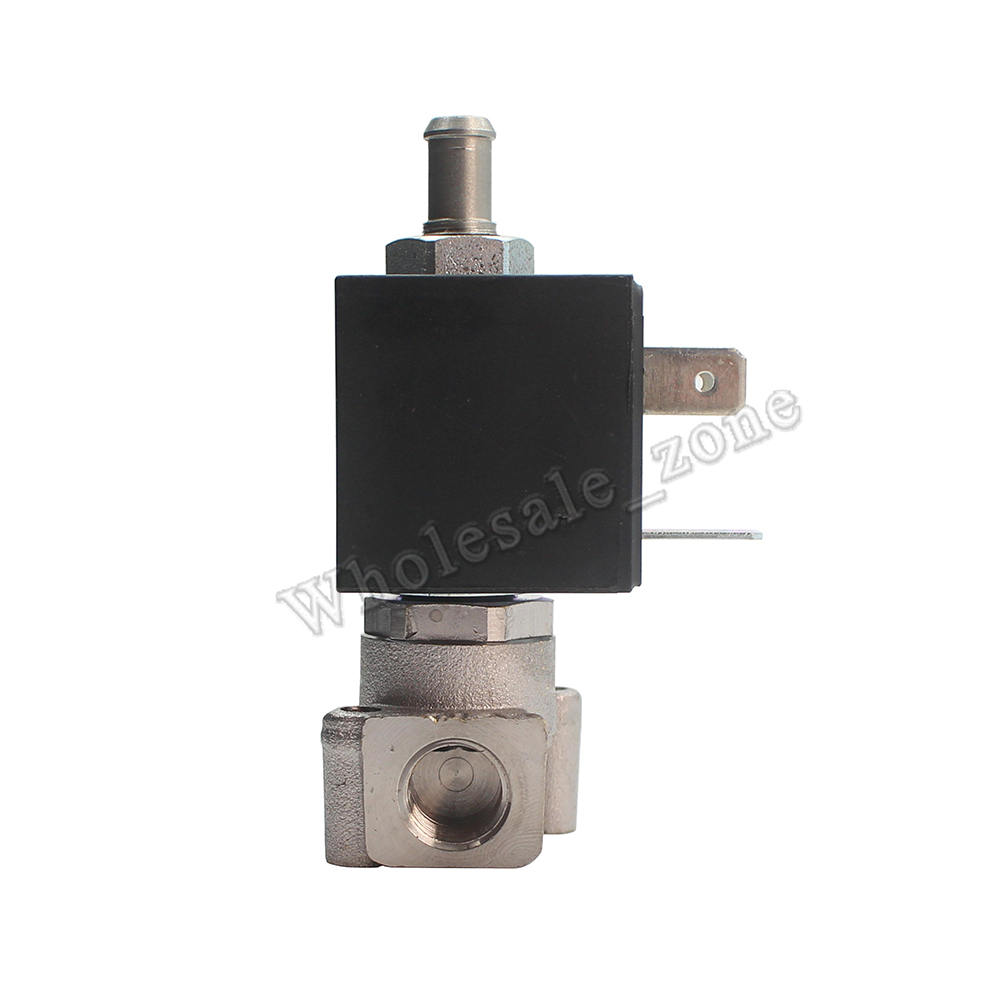 OLAB Italy SERIE 6000-9000 AC 230V N/O G1/8&#39; Brass Coffee Makers Steam Air Water 2 Position 2 Way Electric Solenoid Valve