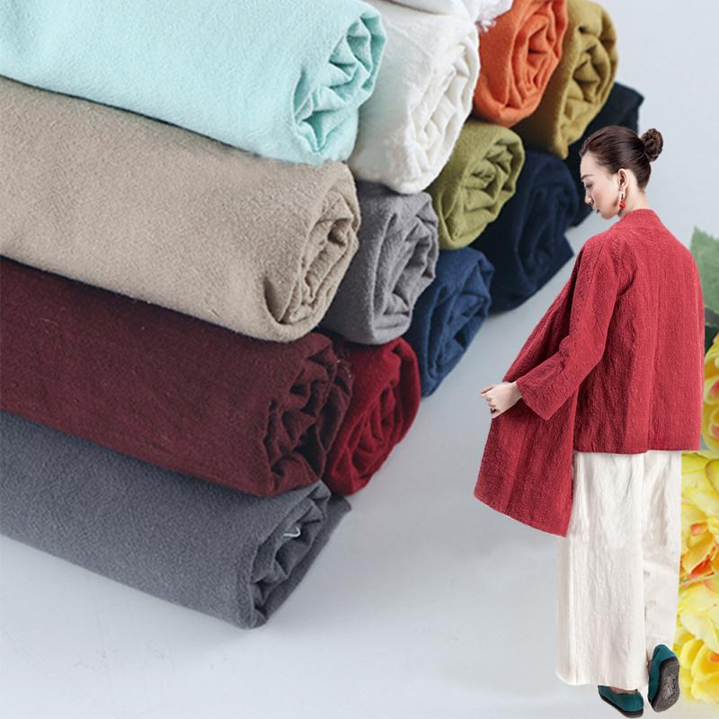 130X100 Cm Zachte Linnen Katoen Biologisch Materiaal Pure Natuurlijke Vlas Cambric Eco Diy Kleding Patchwork Stof